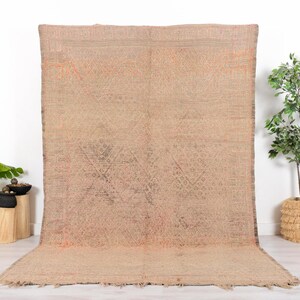 Vintage Beni Mguild Rug, Authentic Moroccan Rug, 6x10 FT