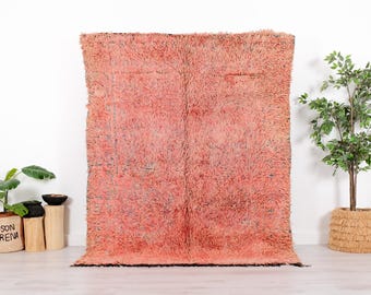 Vintage Beni Mguild Rug, Authentic Moroccan Rug, 6x8 FT