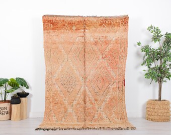 Vintage Beni Mguild Rug, Authentic Moroccan Rug, 5x8 FT