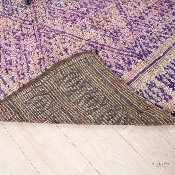 モロッコ　ラグ　ヴィンテージ　パープル モロッコ ラグ ヴィンテージ パープル