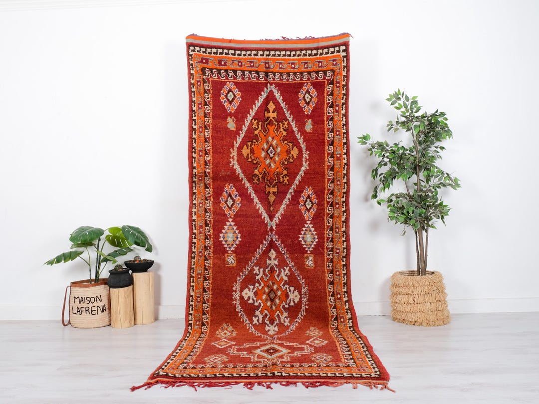ヴィンテージ　ブジャドラグ Vintage boujad Rug – Zarabiya