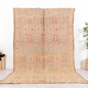 Vintage Beni Mguild Rug, Authentic Moroccan Rug, 6x10 FT