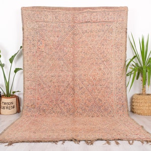Vintage Beni Mguild Rug, Authentic Moroccan Rug, 6x10 FT
