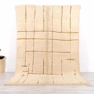 Authentic Beni Mrirt Rug, Fabulous Moroccan Rug, 6x9 FT