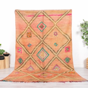 Vintage Marokkanischer Teppich, Fabelhafter Boujaad Teppich, 1,5 mal 3 Meter