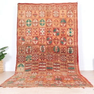 Vintage Boujaad Teppich, Authentisch Marokkanischer Teppich, 1,5 mal 3 Meter
