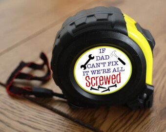Personalised Tape measure perfect Dad gift/ Father's day Gift