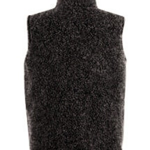 Body warmer 100% sheep wool anthracite color size S XXXL image 2