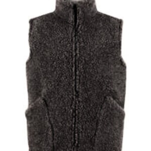 Body warmer 100% sheep wool anthracite color size S XXXL image 1