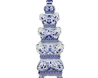 Eleganza in fiore: vaso piramidale a due strati per tulipani (46 cm)