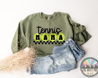 Tennis Mama Shirt | Sweatshirt | Spring | Sports |