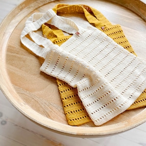 CROCHET PATTERN |  Crochet Totebag Tote Net Bag Market Bags | Summer Net Crochet Pattern