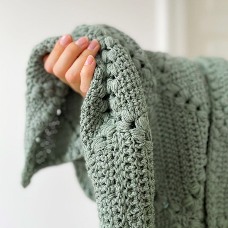 CROCHET PATTERN Crochet Baby Blanket Throw Babyblanket Nursery Babythrow Blankets Granny Baby Granny Square Blanket Crochet Pattern zdjęcie 1
