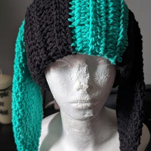 crochet bunny ear hat
