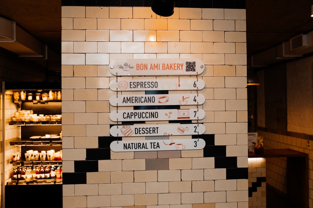 Menu Letter Board, Design Menu Board, Hanging Cafe Menu, Acrylic Menu ...