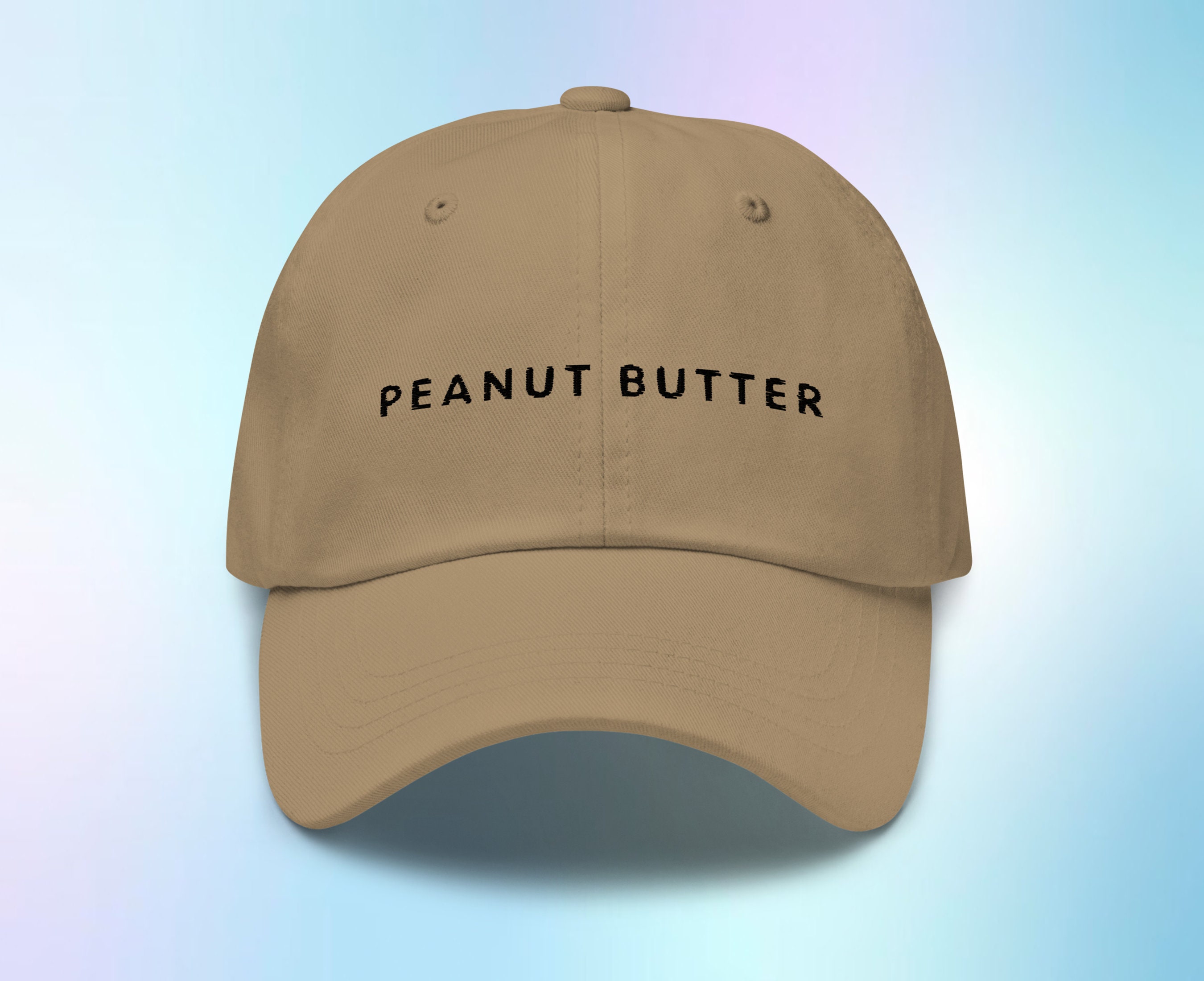 Peanut Butter Hat, Peanut Butter Cap, Peanut Butter Baseball Hats, Peanut Butter Gift, For Her, For Him, Adjustable Hat, Embroidered Dad Hat