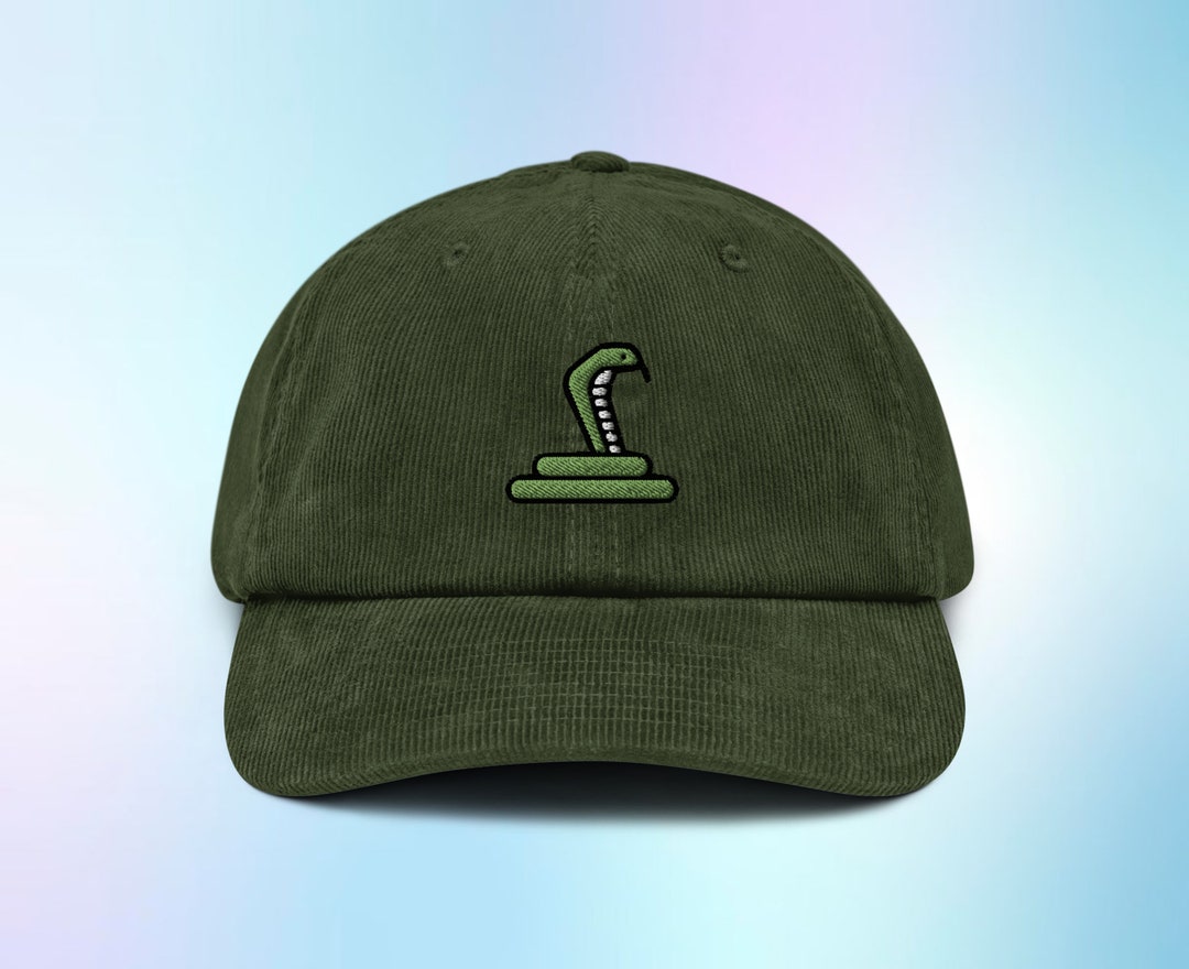 Corduroy Snake Hat, Snake Gifts, Cobra Hat, Snake Lover, Reptile
