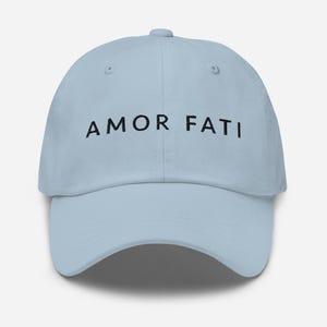 Amor Fati Cap, Philosophy Cap, Stoicism Cap, Stoic Caps, Philosophers Hat, Love Of Fate , Gifts For Stoics, Philosophy Major, Latin Phrase