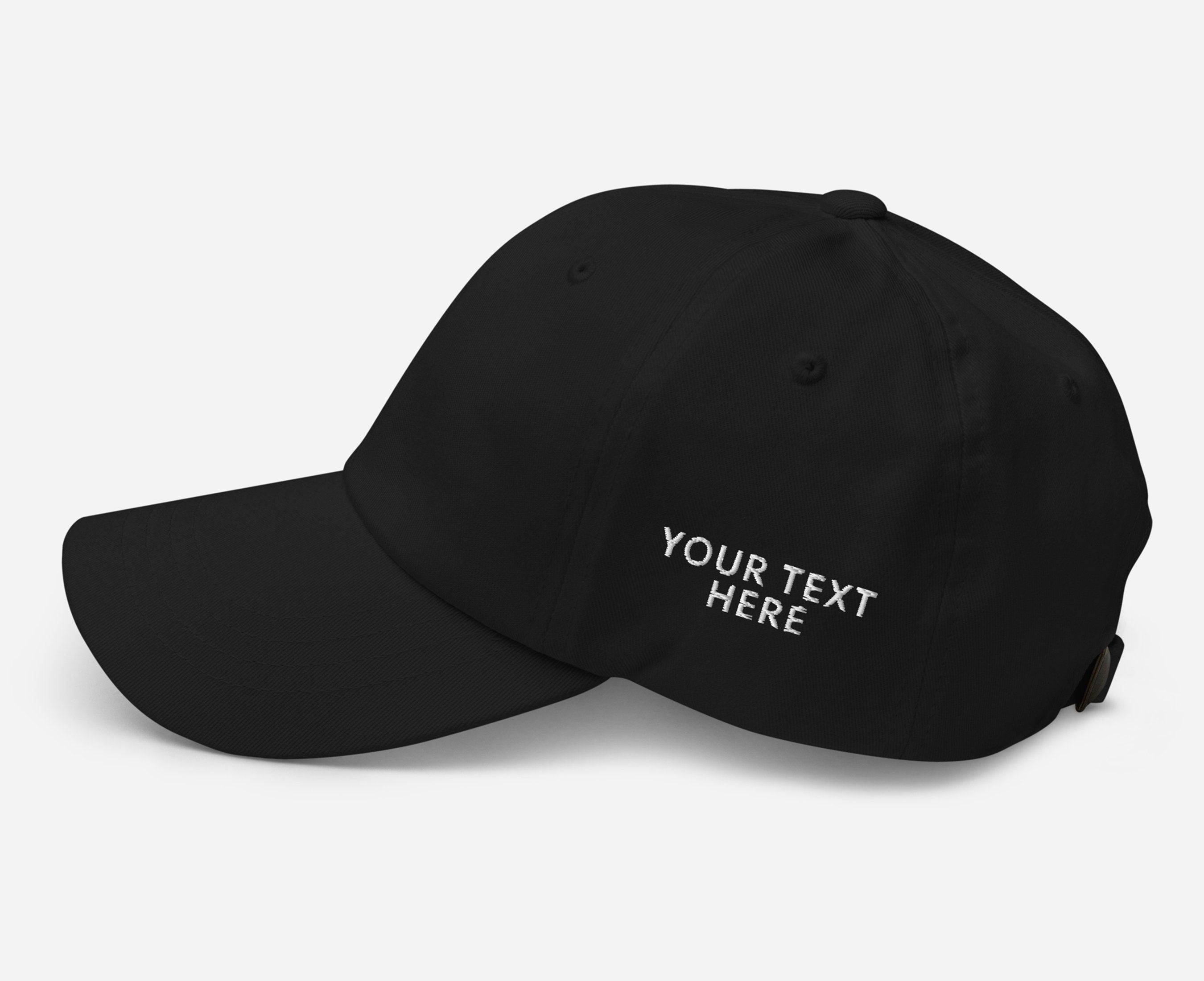 Hats with logos on the sale side