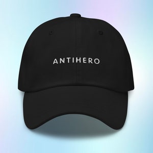Antihero Hat, Antihero Cap, Anti Hero Hat, Anti-hero Hat, Superhero Dad Hat, Personalize Cap, Personalized Hats, Customize Hat, Custom Cap