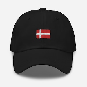 Denmark Cap, Danish Baseball Hat, Danish Pride Gift, Denmark Flag, European Caps, Copenhagen Caps, Scandinavia Gift, Gift For Scandinavian