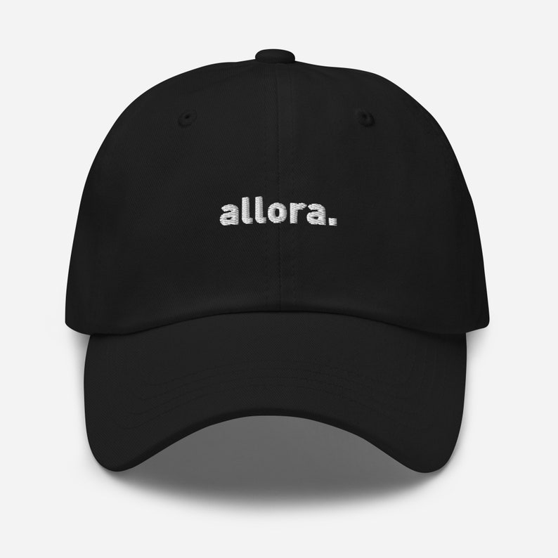 Allora Hat, Italian Phrase Cap, At That Time Hat, Italian Saying Dad Hat, Embroidered Baseball Hat, Funny Italian Hat, Italy Language Caps image 1