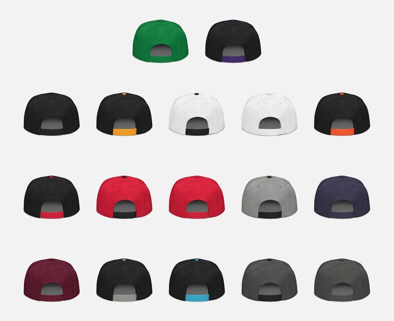 Custom Snapback Hat, Side Stitch Hat, Side of Hat Embroidery, Customize ...