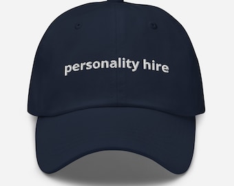 Persönlichkeits-Hire-Hut, lustige Soft Fähigkeiten Cap, Corporate Humor Hut, Arbeit Freund Geschenk, Kollege Geschenke, Geschenk für Arbeit Buddy, Kollege verlassen