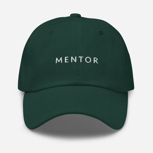 Mentor Hat, Mentoring Caps, Teacher Cap, Leader Hats, Advisor Hat, Gift For Mentor, Teacher, Role Model Gifts, Therapist Gift, Mentorship