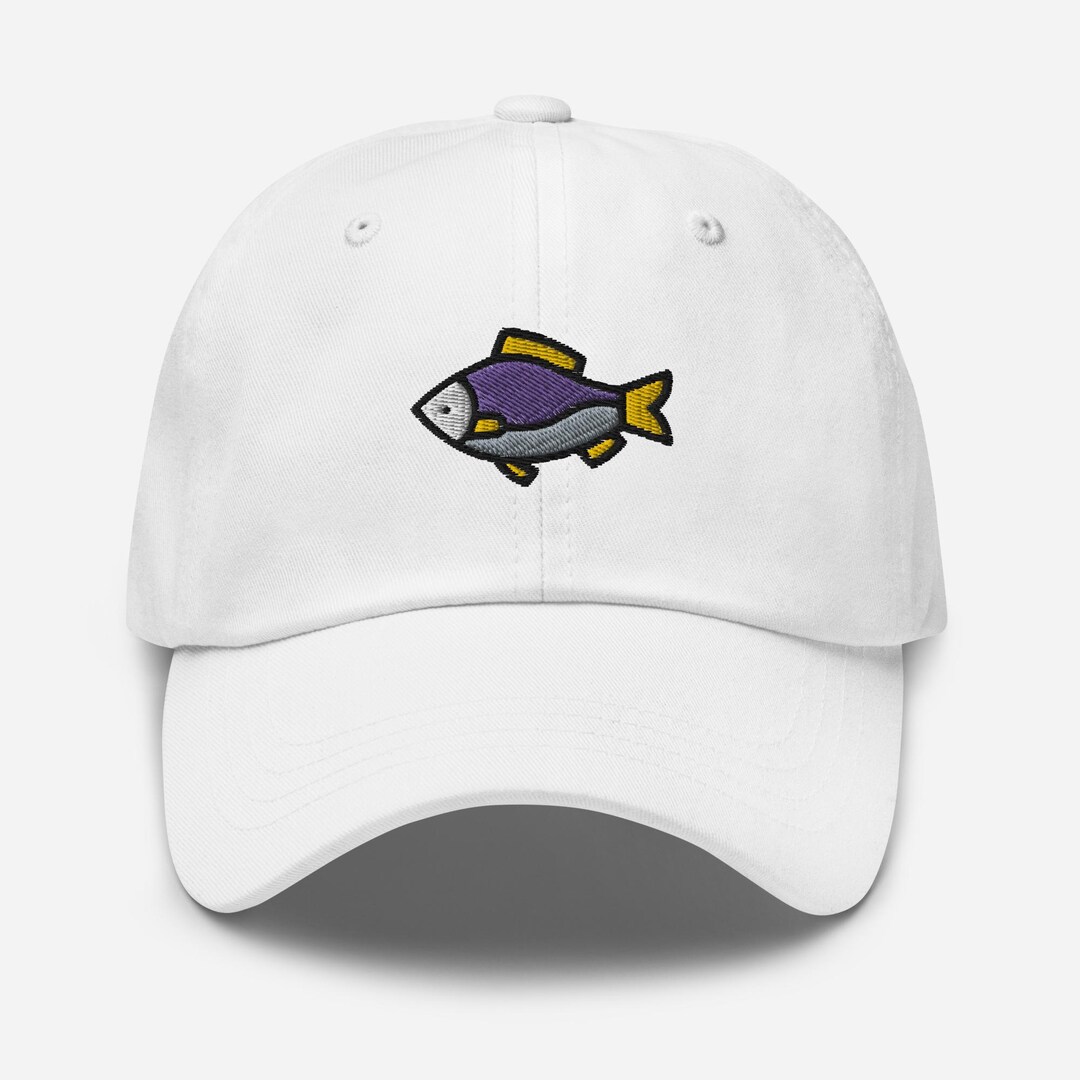 Fish Dad Hat, Baseball Cap With Fish, Gift for Fish Lovers, Fish Lover ...
