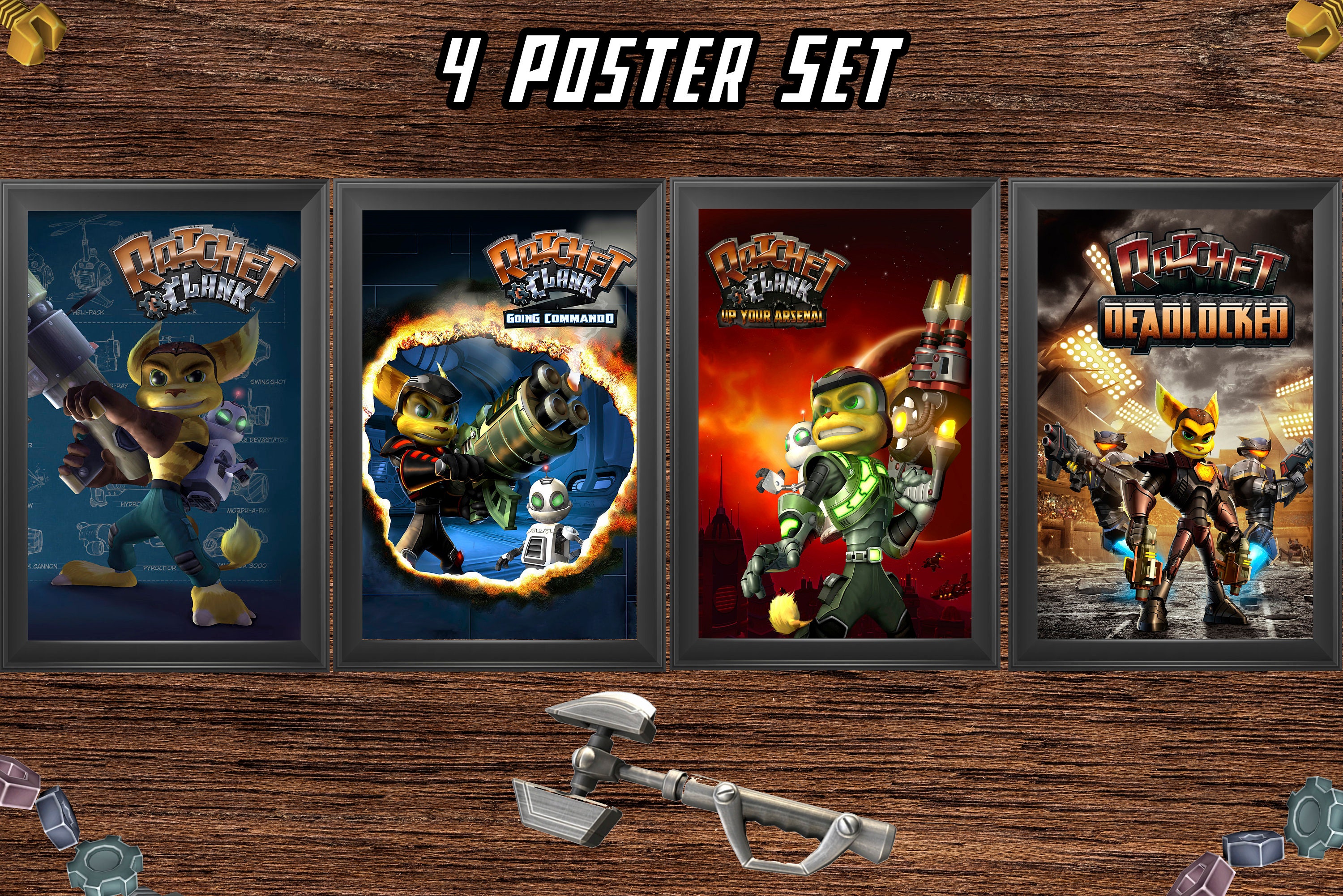 Ratchet & Clank: Going Commando Poster Gaming Posters 4 