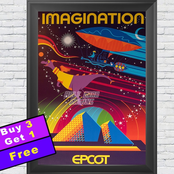 Journey Into Imagination Attraction Poster - EPCOT - Walt Disney World