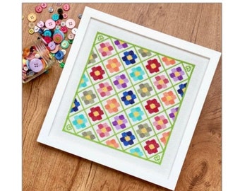 Grandma's Garden PDF cross stitch pattern PDF - Instant Download