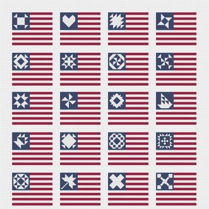 PAPER Pattern American Quilter's Cross Stitch PAPER COPY image 1