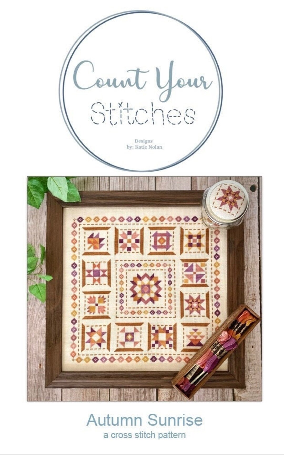 PDF Autumn Sunrise Cross Stitch Pattern - PDF Instant Download - Etsy