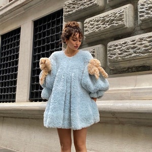 long sleeve glitter dress Silver metallic long-sleeve sequined mini L / 8 / Silver ppp26 Female dress blues, new Color:Orange Paisley (Crimson Sierra) The silhouette is a