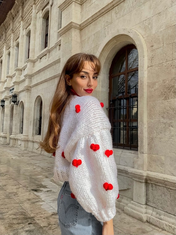 Red Heart Teddy Sweater And Hat