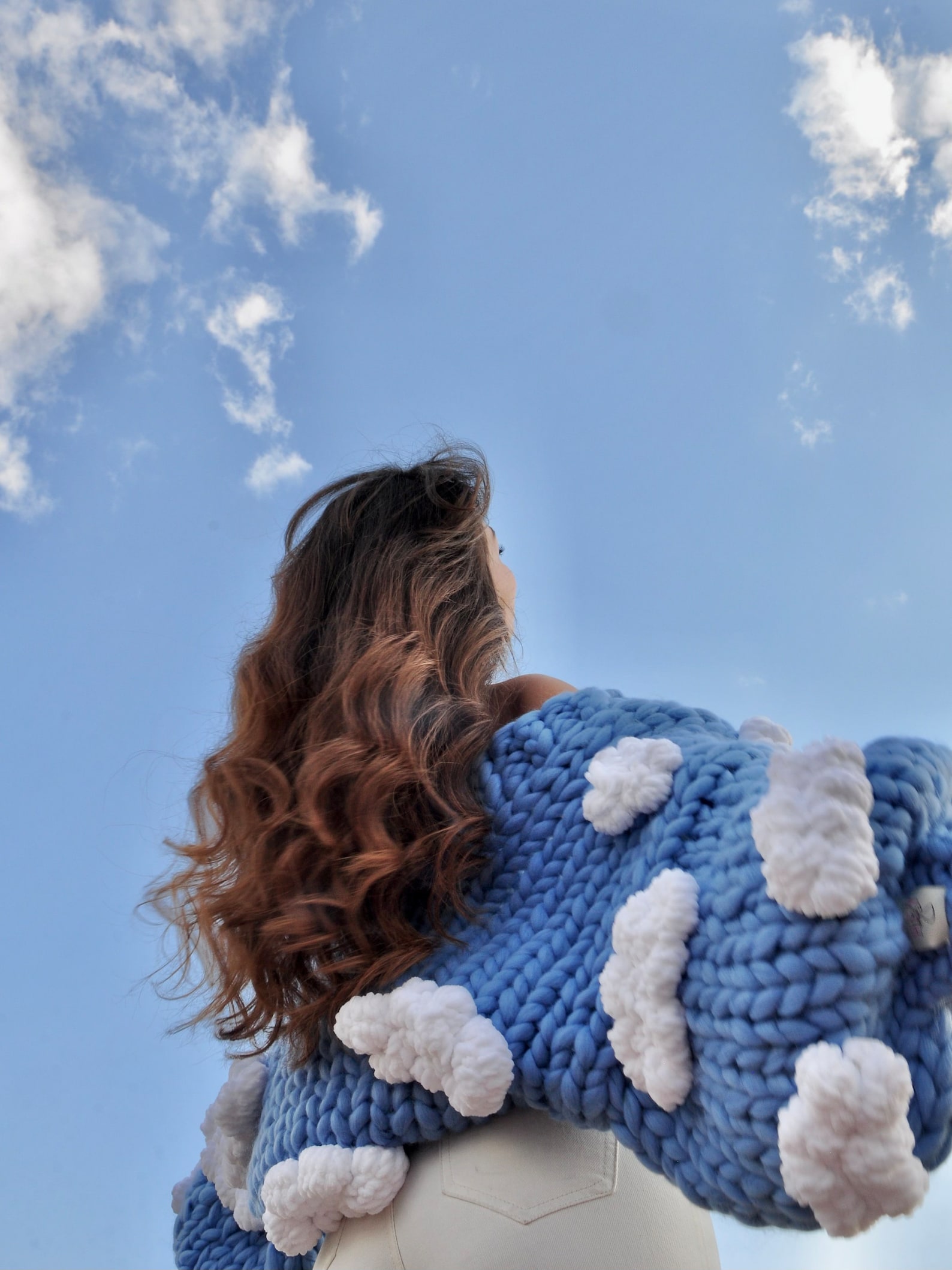 Heyays Cloud Knit Cardigan Chunky Knitwear Handmadel Etsy