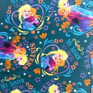 Disney Frozen Elsa and Anya Blue Fleece