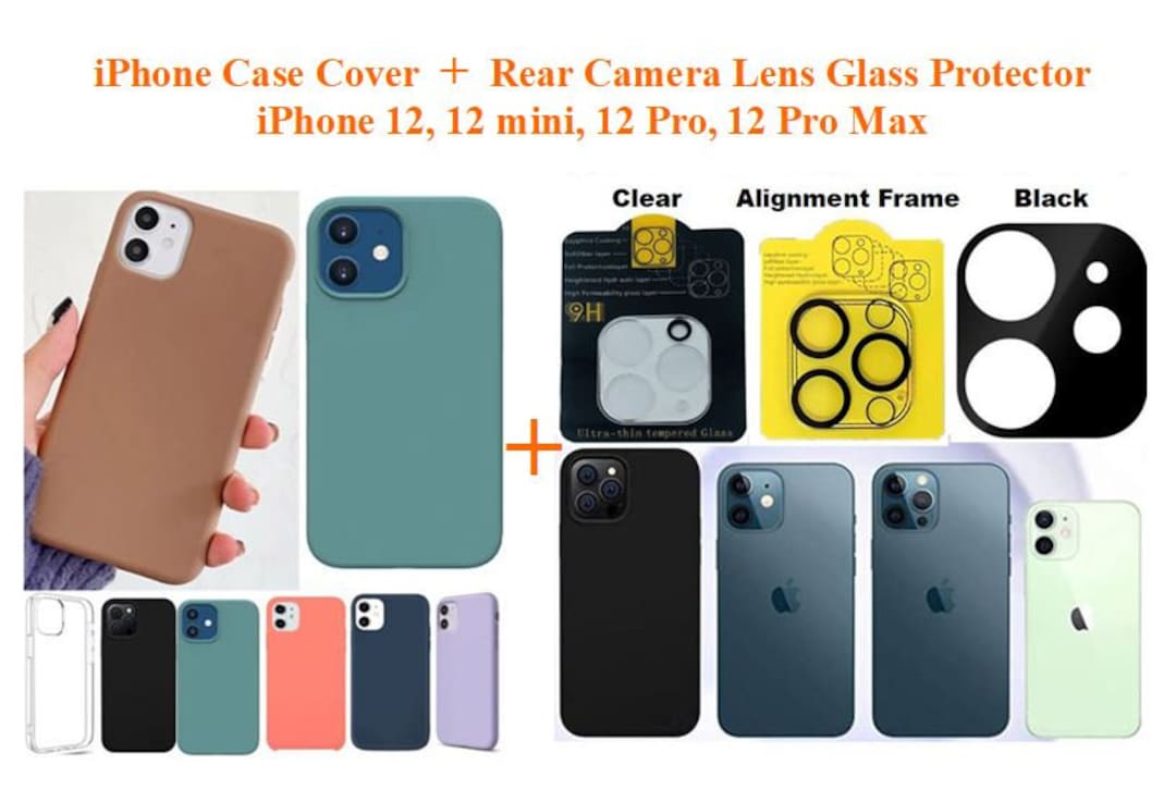 12 Mini Iphone 12 Pro Max Rear Camera Protector Phone Case Rear