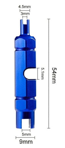 Strumento Rimozione Nucleo Valvola ZTTO – Alluminio Viola Per Presta E Schrader