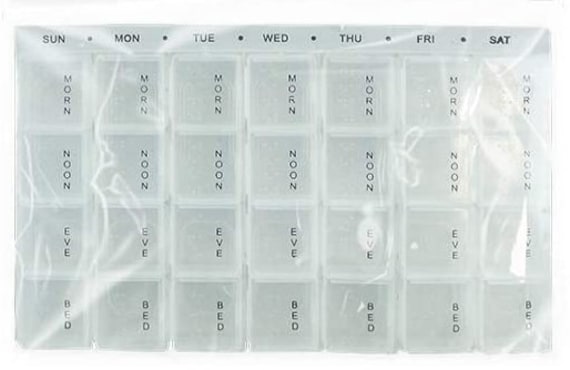 Scatola Per Compresse 28 Giorni Scatola Per Pillole 7 Scomparti - Foto 7