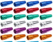 25 Pcs Bicycle Presta Valve Caps, Multicolor Anodized Aluminum Alloy Presta Cycling Valve Caps - View #3