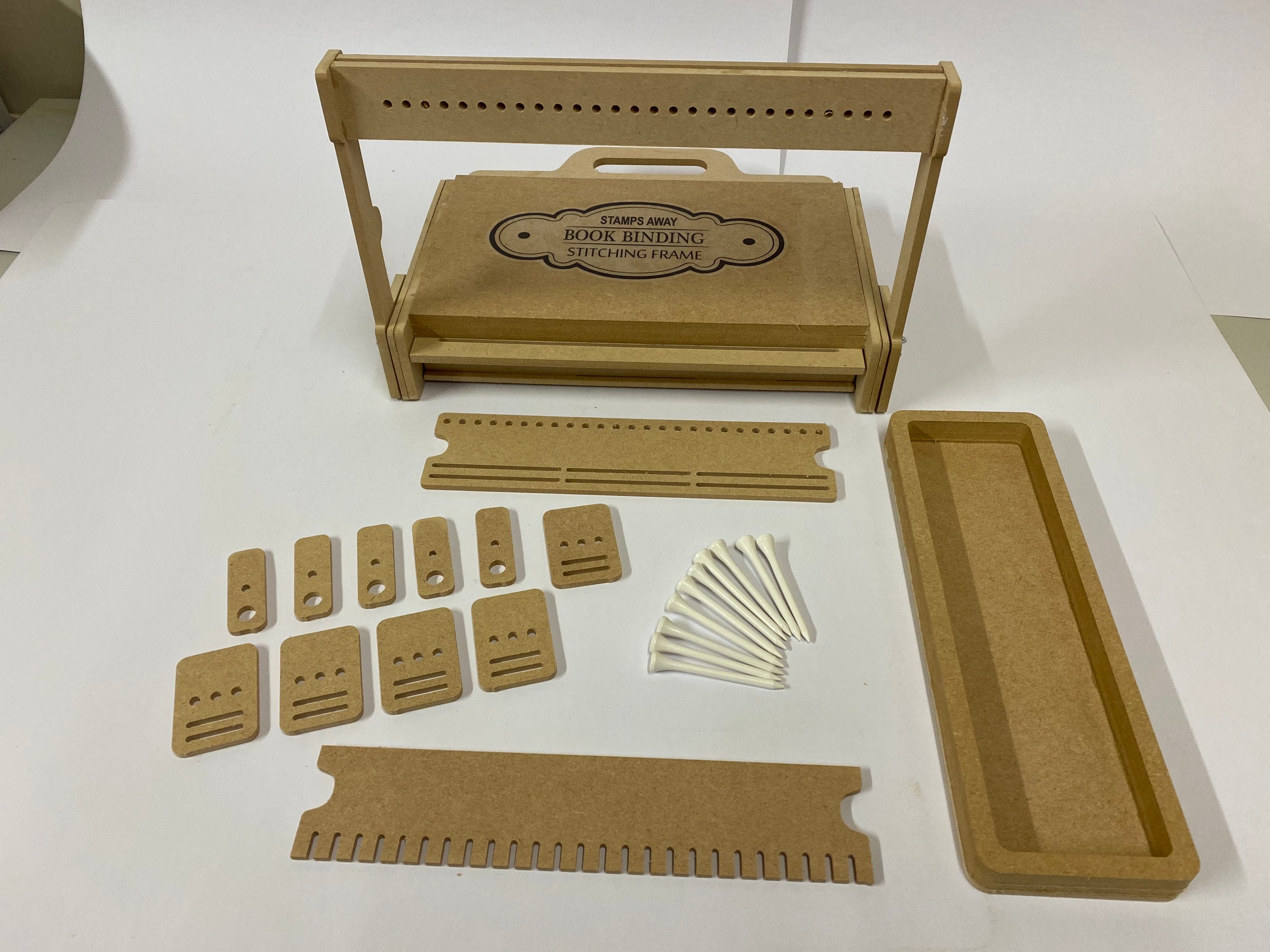 Saddle stitch-complete book binding kit, build your own book using