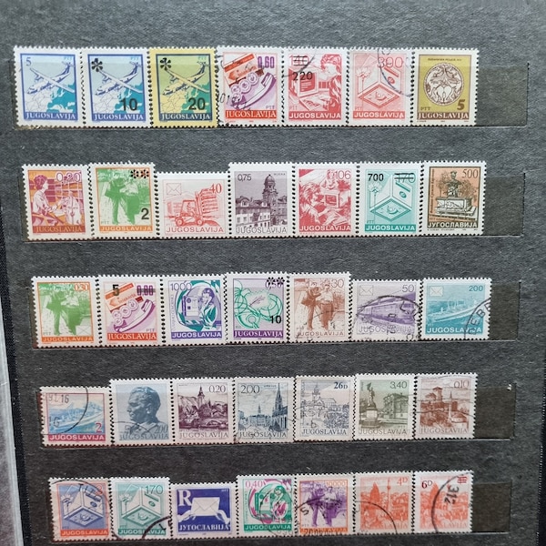 50 sellos de Yugoslavia + 50 sellos de regalo de Yugoslavia