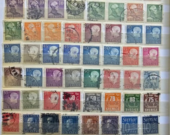 200 old stamps of Sweden NEW IN SHOP