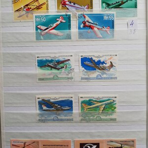 3 MINT series of Airplanes (Aircraft) USSR/Russia
