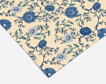 Laynee Drawer Liner- Cream Background/Blue Floral – JaxnBlvd