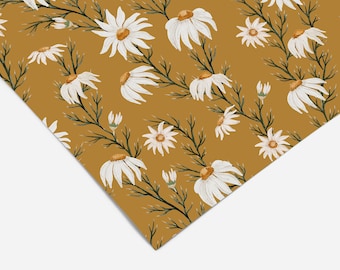 Wild Daisy Floral Contact Paper | Peel And Stick Wallpaper | Removable Wallpaper | Shelf Liner | Drawer Liner | Peel and Stick Paper 324