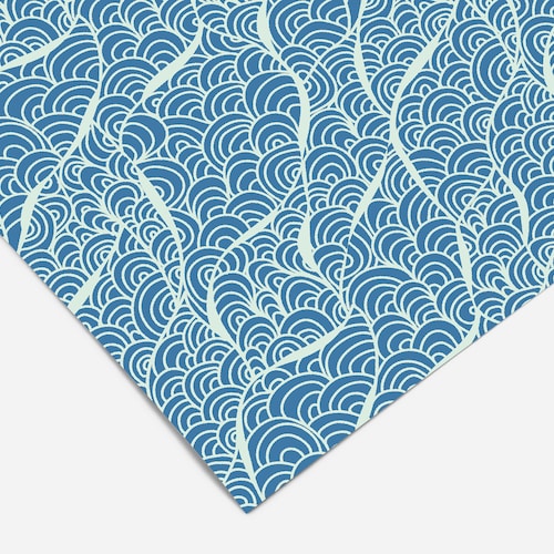 Abstract Blue Waves Contact Paper Peel and Stick Wallpaper Etsy